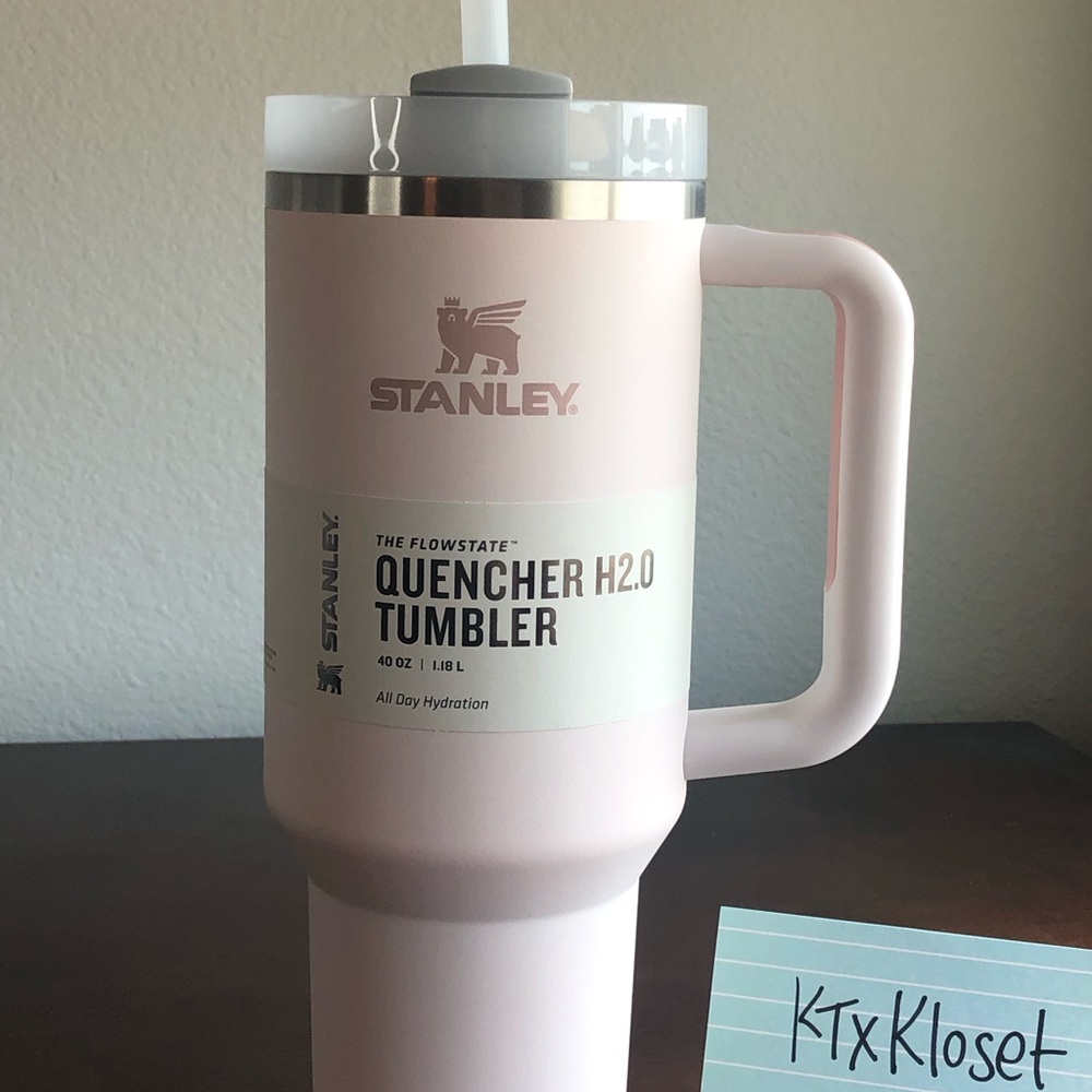 Stanley 40oz Quencher H2.0 Tumbler - Rose Quartz